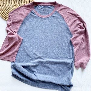 American Rag Baseball Shirt 3/4 Sleeve sz M